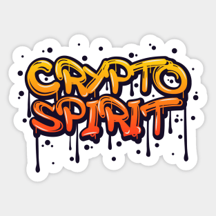 Crypto Spirit Art Sticker